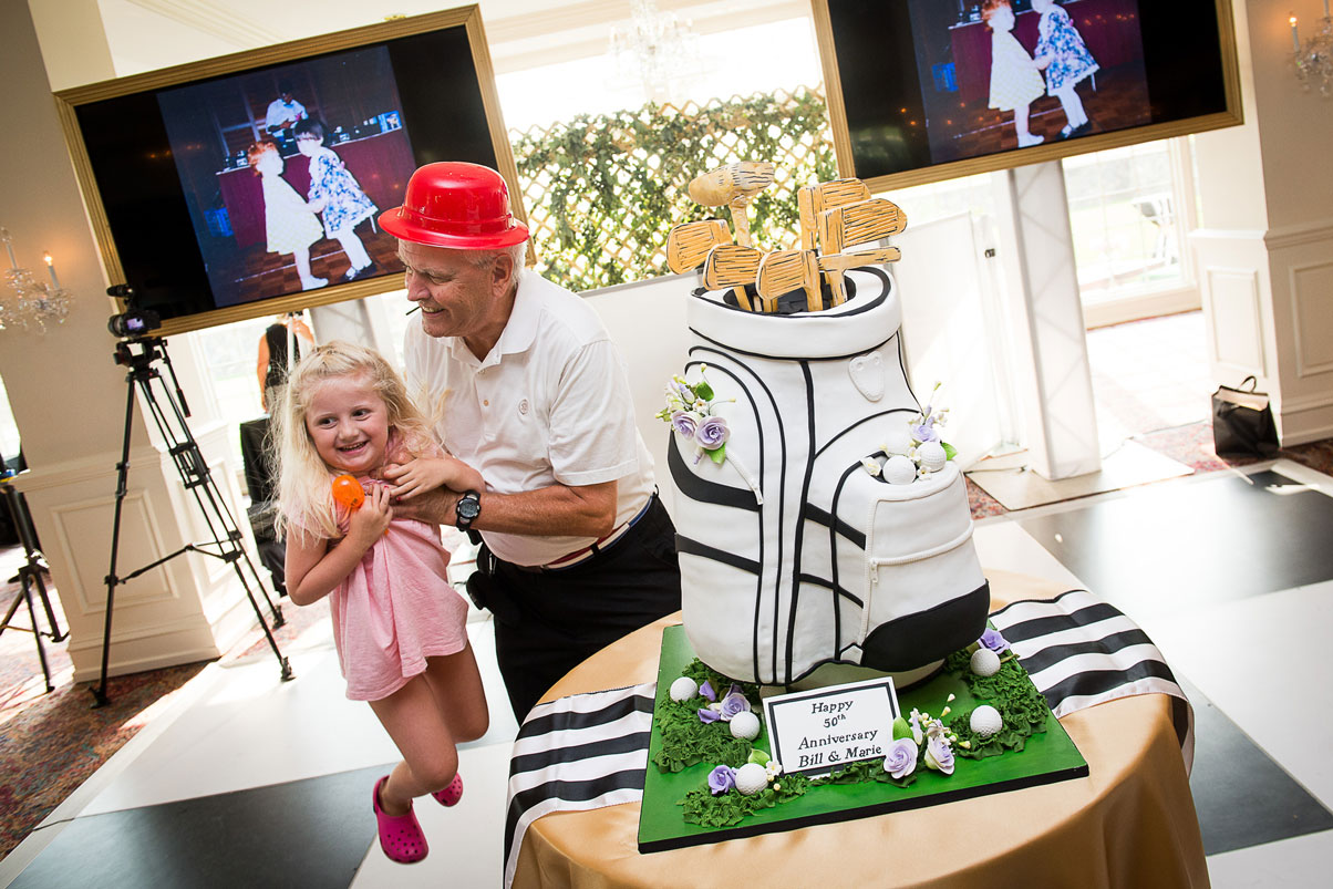 bill-family-granddaughter-golf-cake-party-celebration